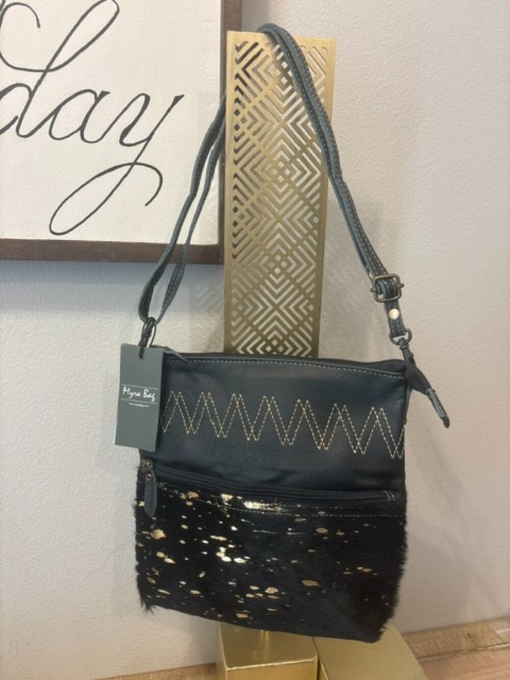 NEW Mybra Bag Compose Leather & Hairon Bag